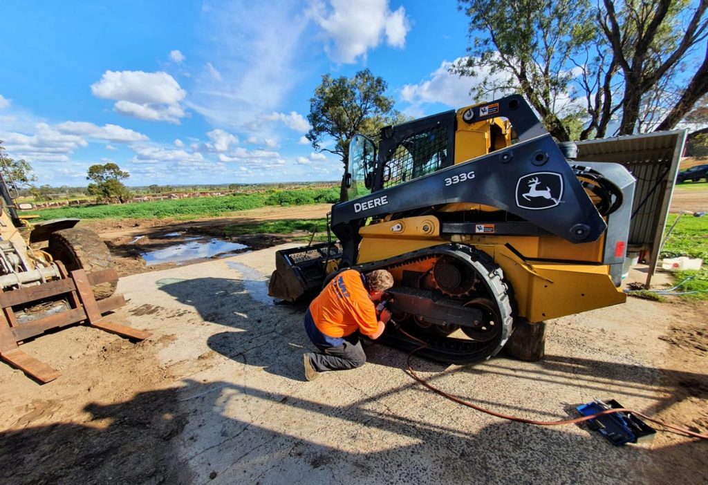 Track Loader Install